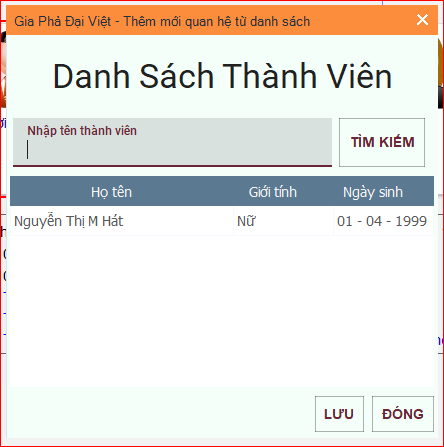 tim ten Gia phả Đại Việt - Dịch vụ gia phả trọn gói Gia phả Đại Việt