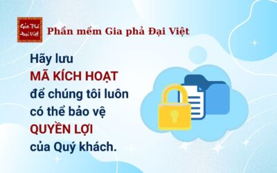 THÔNG BÁO CHÍNH SÁCH MỚI VỀ PHẦN MỀM GIA PHẢ ĐẠI VIỆT 11/2025 (PHIÊN BẢN OFFLINE)