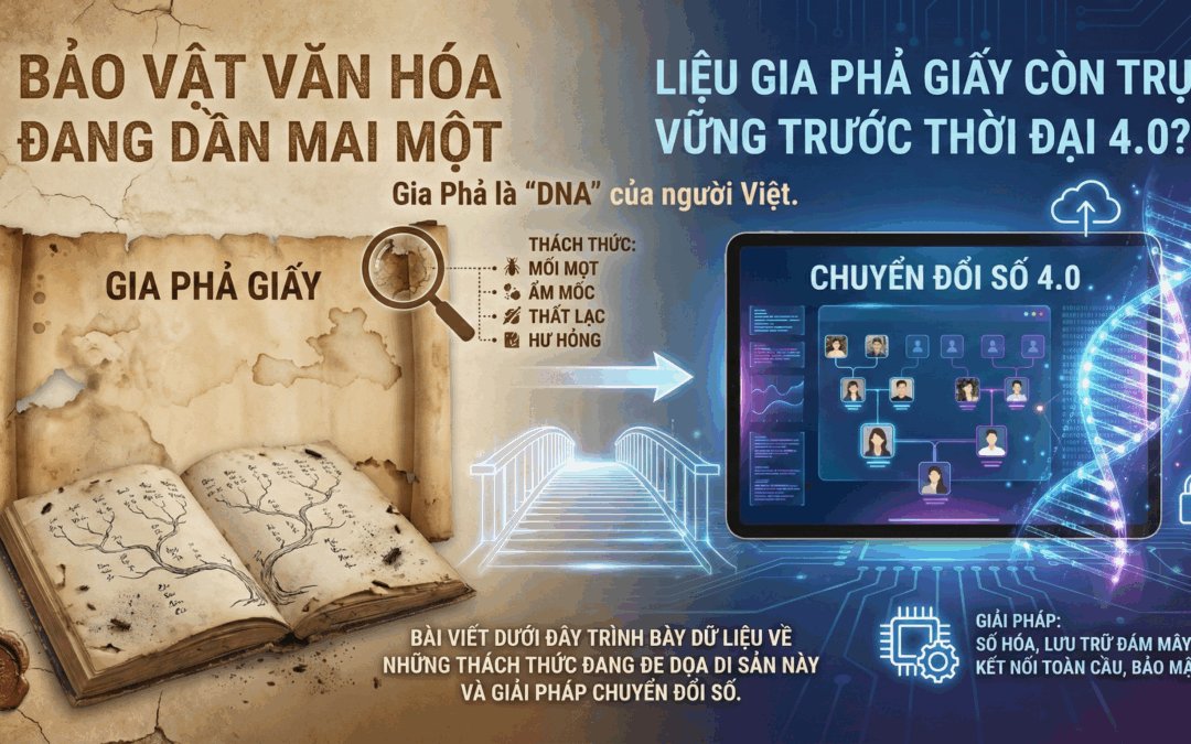 Bảo vật văn hóa đang dần mai một - Gia phả Thời đại 4.0