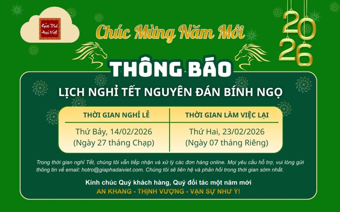Chúc mừng năm mới Bính Ngọ 2026