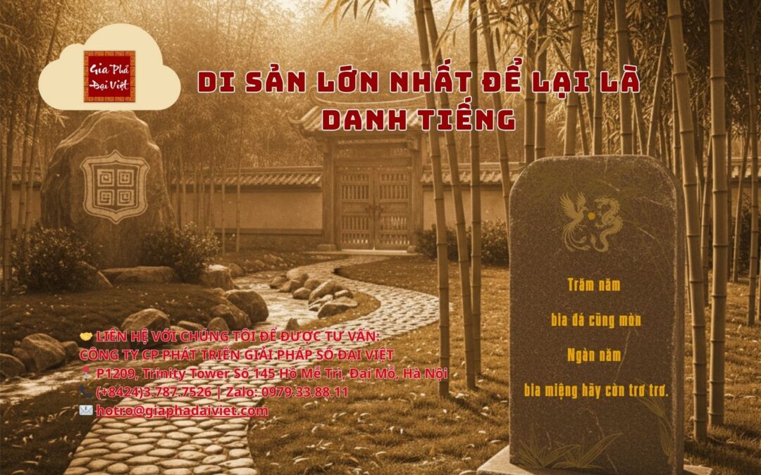 2026: Di sản lớn nhất để lại là Danh Tiếng